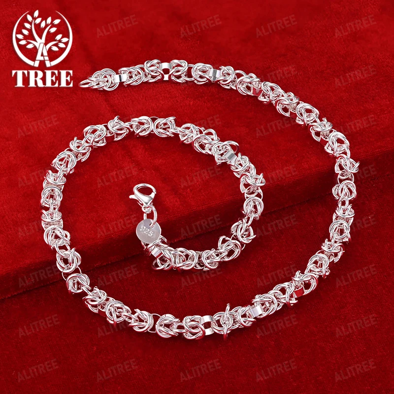 Fashion Trend 925 Sterling Silver Keel Chain Necklace Popular New Jewelry For Women Men Birthday Anniversary Party Accessories