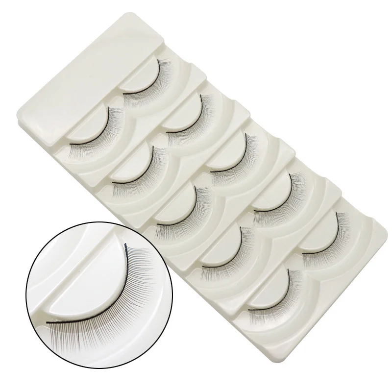 

5 Pairs Practice Training Lashes for Beginners Teaching Lashes Eyelash Extensions Tools Cosmetology Training Supplies