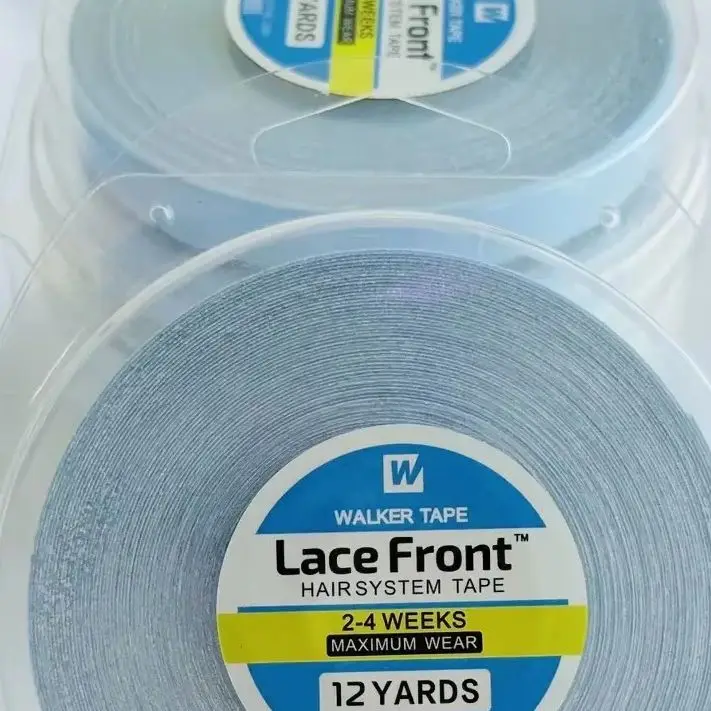

12 Yards/Roll Hair System Tape For Hair Extensions No Shine Bonding Double-Sided Lace Front Wig Tape Adhesive Replace Tape