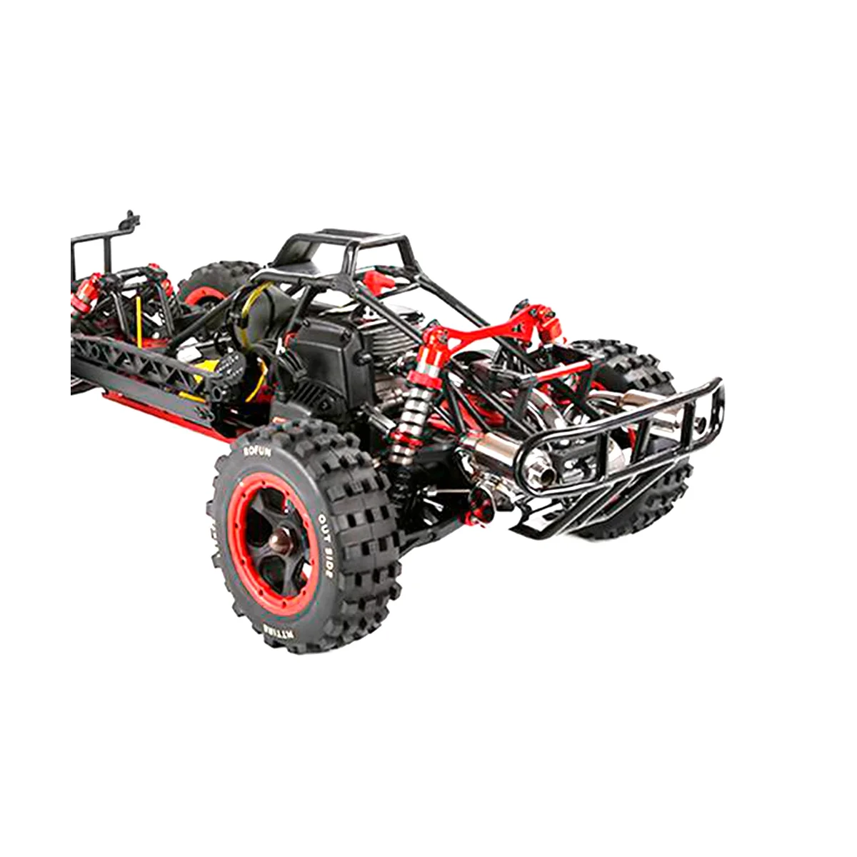 Metalen Achterbumper Kit Voor 1/5 Hpi Rofun Rovan Km Baja 5b 5T 5sc Rc Auto-Onderdelen