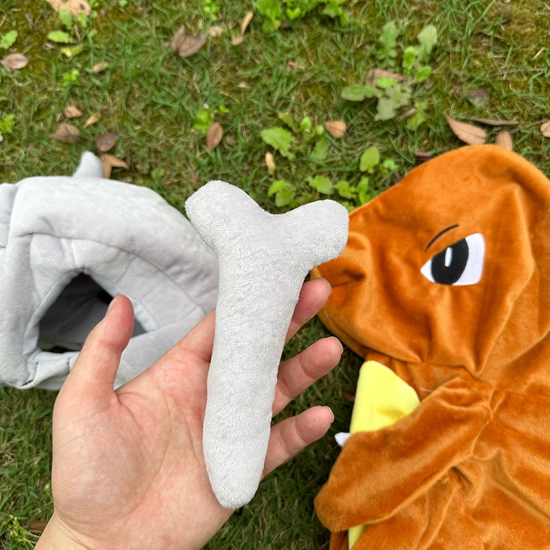 58/78cm Pokemon Cubone pluszowa zabawka skórzane etui kabura Anime pluszowe śliczne duże lalki nie wypchane półprodukty pluszowe zabawki prezent