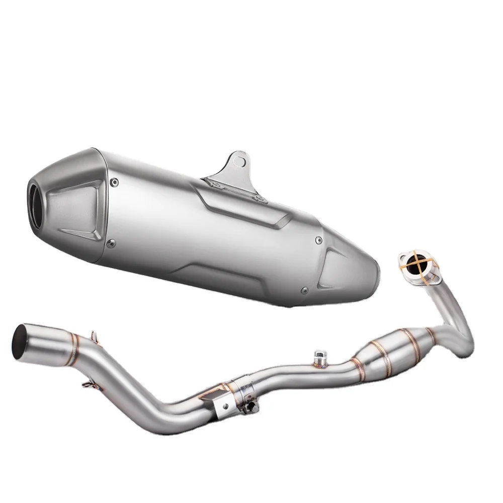 

Intelligent Library Intelligent Library Motorcycle Exhaust System For CRF250L CRF250rally T148 Muffler Off Road Modified Exhaust