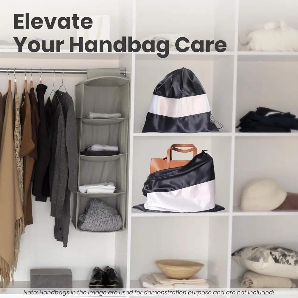 Baru dengan Kantong Debu Beludru Jendela Bening Tas Serbaguna Lembut Penutup Debu Tas Serut Tahan Debu untuk Sepatu dan Sepatu Bot