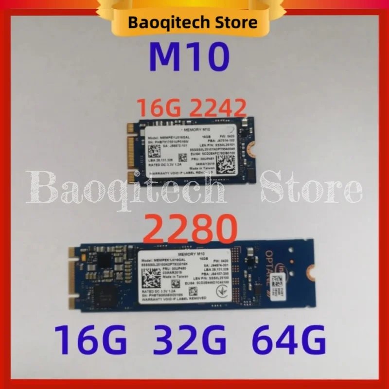 NEW Original M10 M.2 2280 SSD  32GB 16GB PCIe M.2 2242 3.0 3D Xpoint NVMe Internal Solid State Drive For Intel Optane Memory