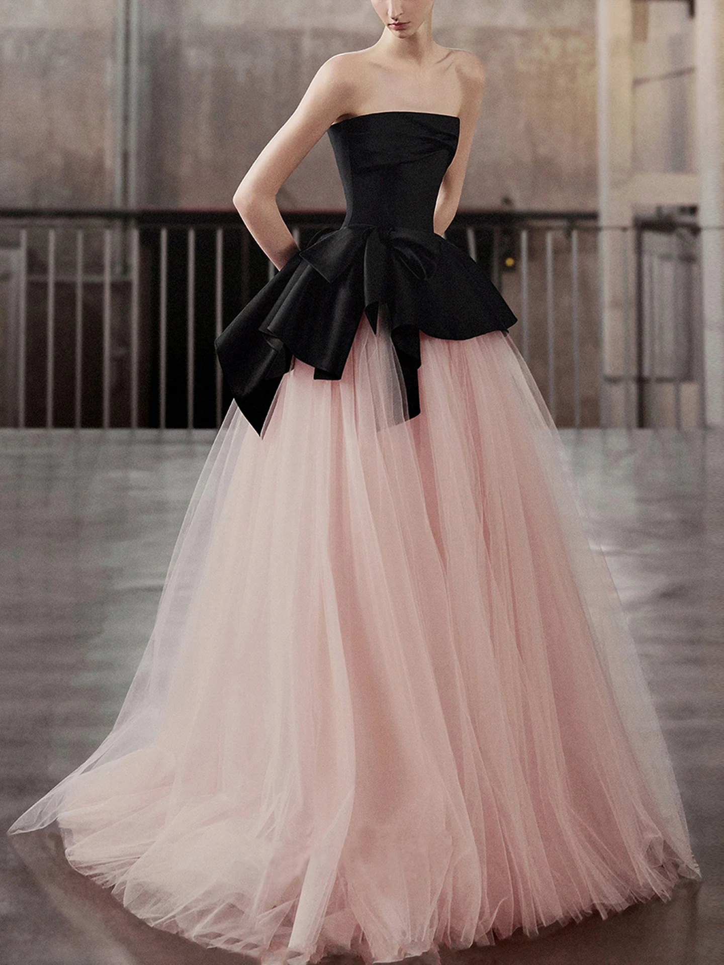 

Ele Bridal Evening Gown Women's New 2026 Host Year End Par Ball Gown Korean Sle mid Waist Long Dr for Wedding