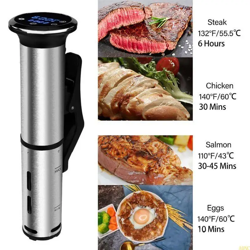 A0NC 2e génération IPX7 imperméable Sous vide Cooker Immersion Circulator 1200 Watts