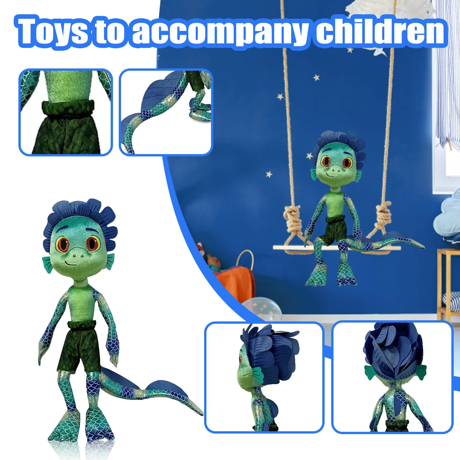 Neue Nette Puppe Kissen Ornament Für Kinder Geburtstag Geschenk Weiche Plüsch Spielzeug 45 cm-plüsch Puppe Urlaub Kinder geschenk