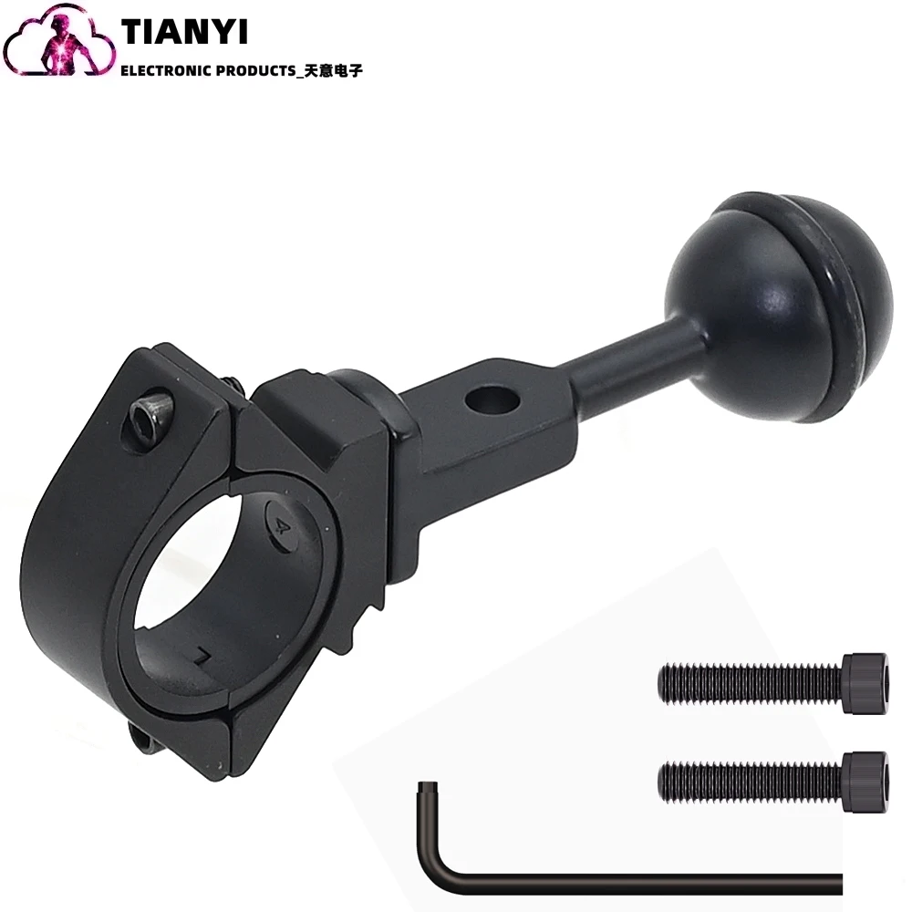 25mm/35mm Universal Ball Joint Bracket Arm for Buoyancy fill light lamp holder diving torch flashlight Mount