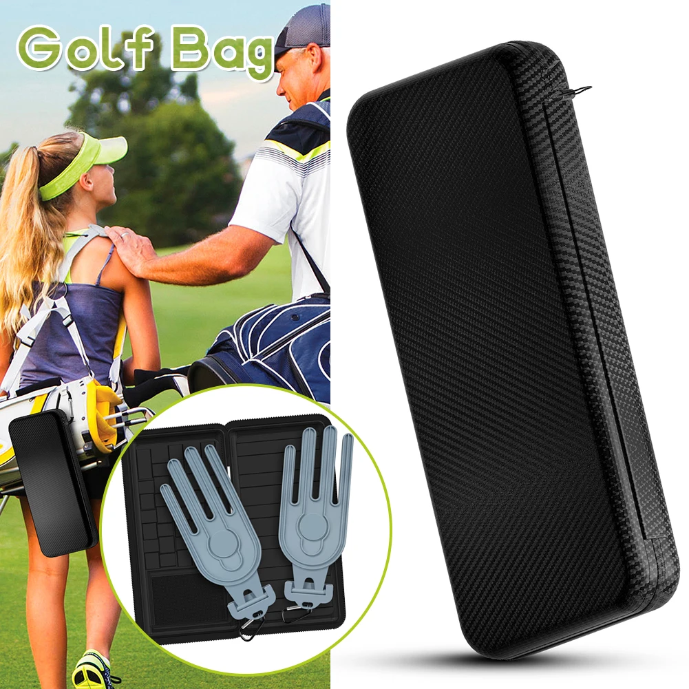 Black Grey Golfs Glove Supplies Storage Bag Portable Phone Golfs Tees Storage Bag Men's Golfs Equipment