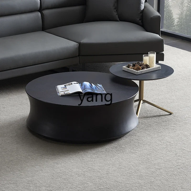 CX  light luxury round coffee table small apartment simple modern creative Italian minimalist special shape