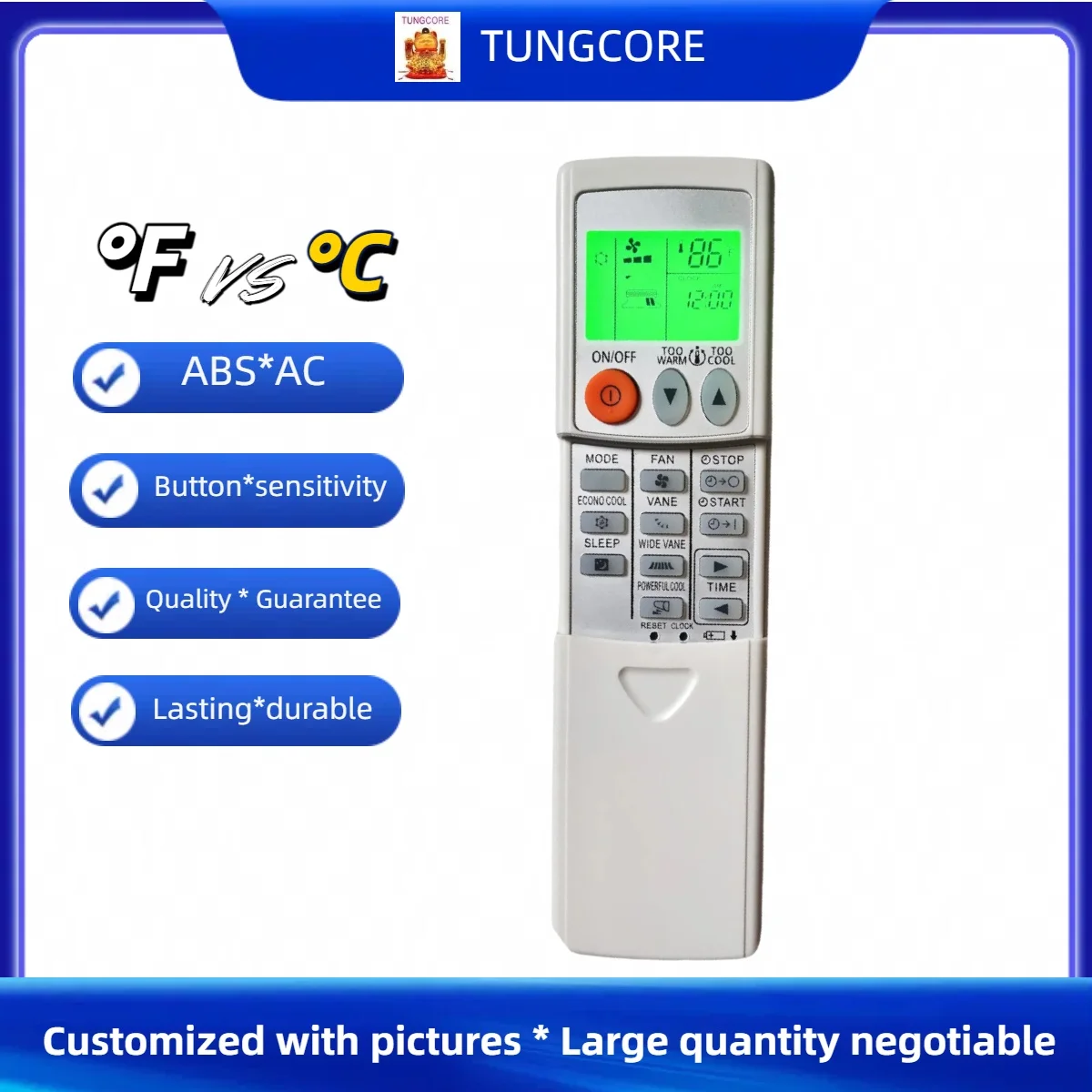 

New and applicable FOR Mitsubishi Electric Motor PAC15AS PAC13AS cabinet mounted air conditioner remote controller