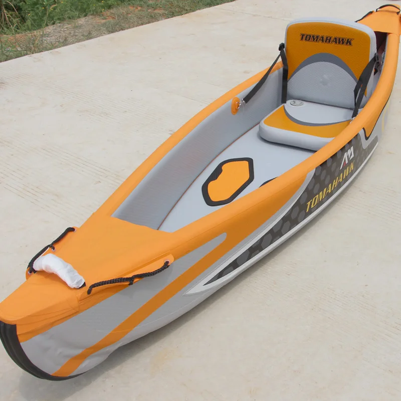 Tomahawk Inflatable Boat Kayak 1 Person 325*72 Cm DWF Floor Waterplay Surfing Inflation Kayak Boat Water Sport