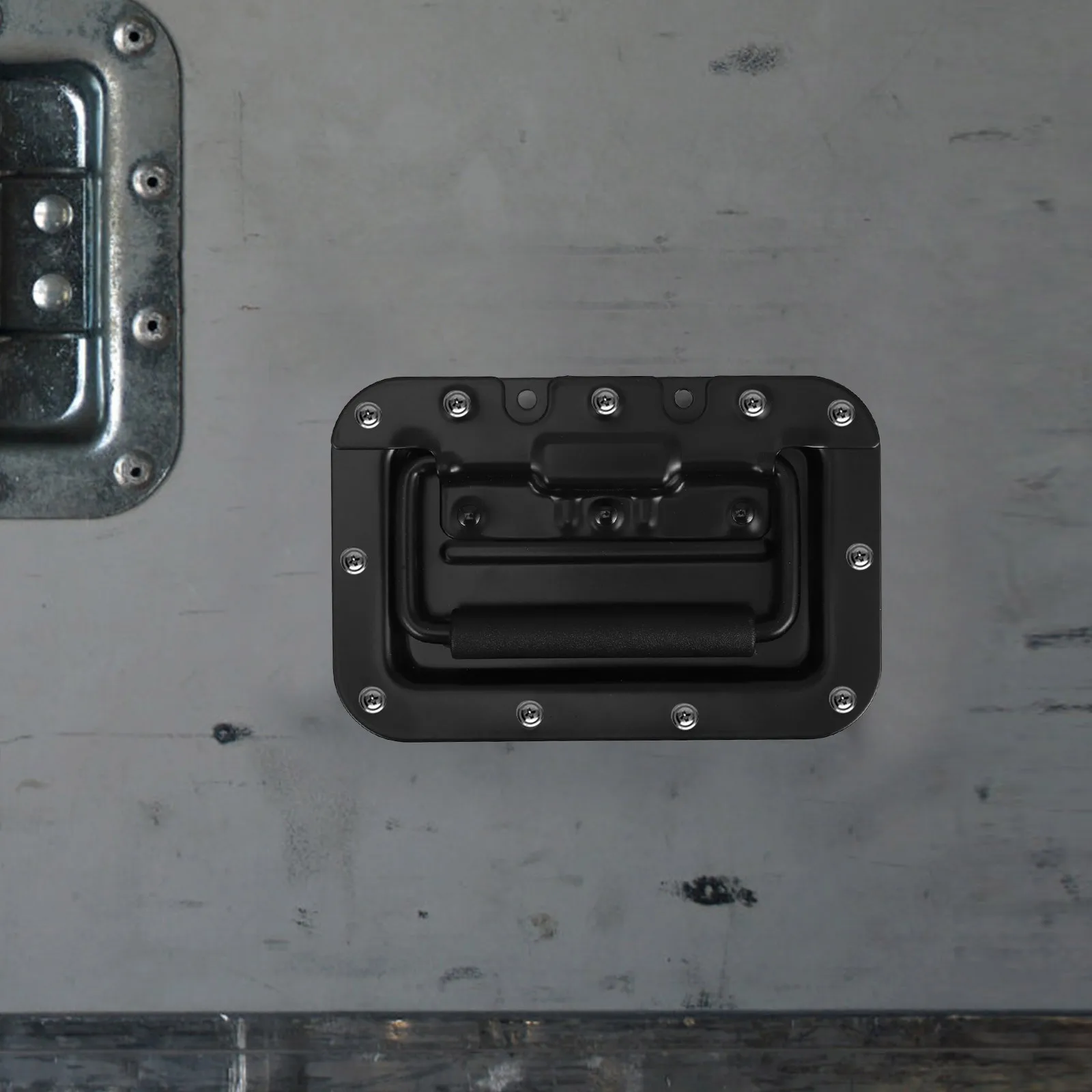 مقبض راحة زنبركي 8 مم حديد مع قبضة مبطنة لخزانة صندوق مكبر الصوت وحقيبة الطيران آمنة ومريحة للنقل