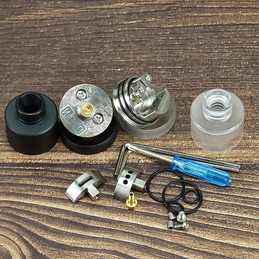 Vape Tank WICK'D rda WICKD Style 316SS RDA Tank rda atomizer 22mm Rebuildable Dripping Atomizer with BF Pin