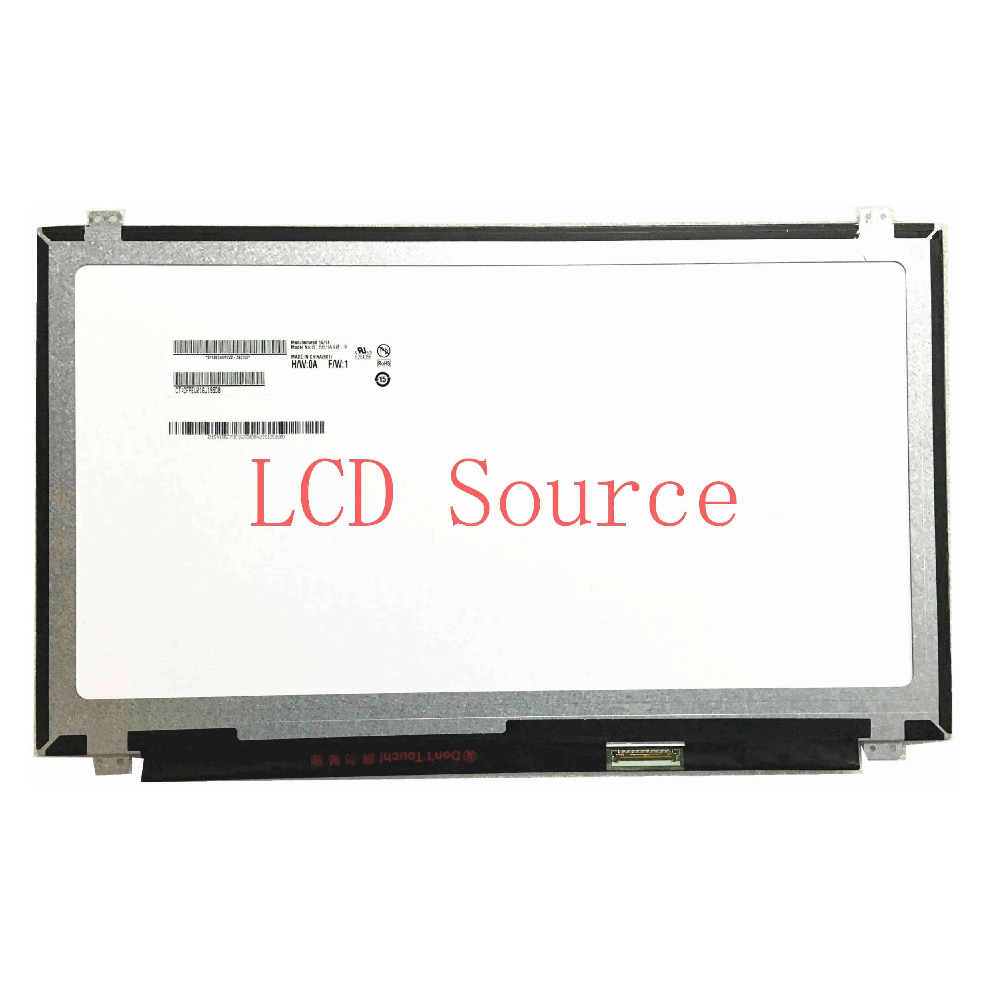 B156HAK 01,0 Mit Led-anzeige Laptop Bildschirm 40 pins TOUCH Digitizer