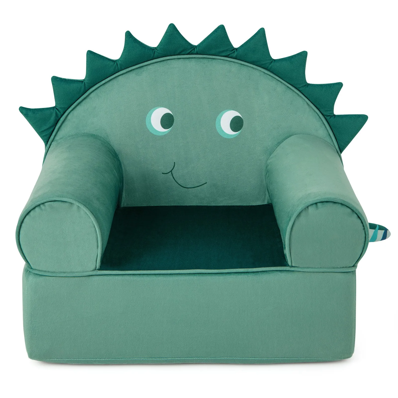 

Kids Sofa Foam Filled Armchair Dinosaur Cuddly Toddler Couch w/ Washable Cover