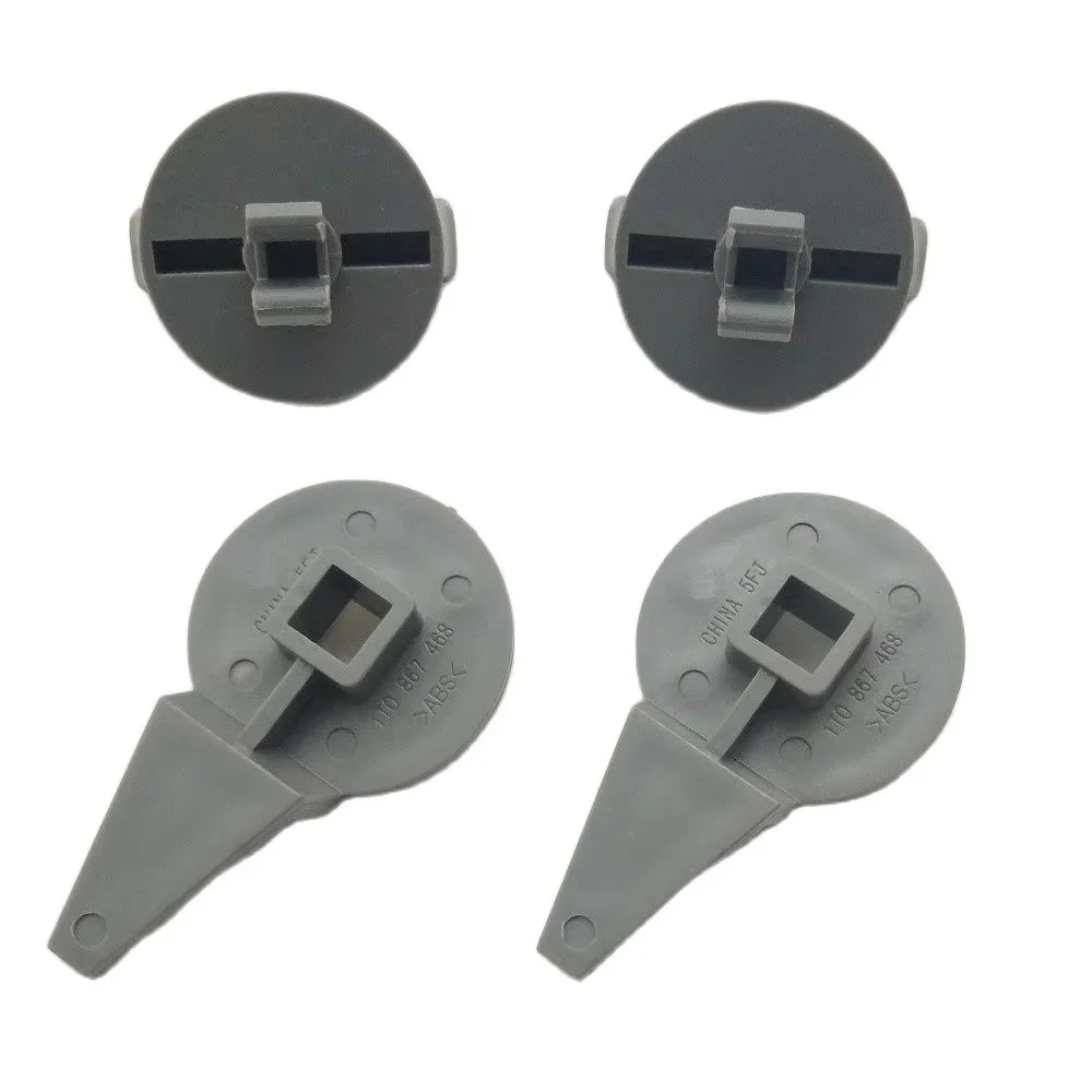 4pcs  for Volkswagen Touran trunk box Luggage lock Tail box buckle Triangle warning card bracket knob gray 1T0 867 468