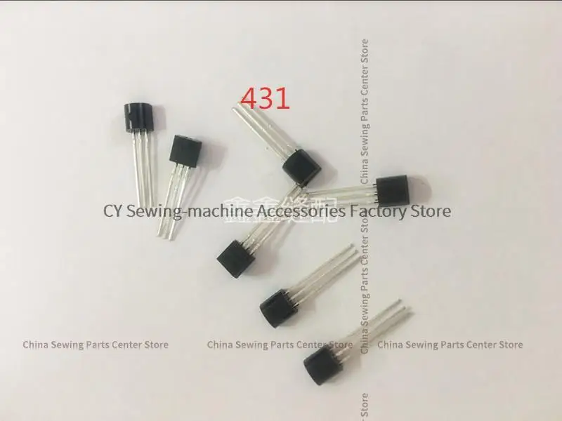 10pcs Qixing Electric Control Original Accessories 431 3 Long Pin Electronic Components Industrial Sewing Machine Accessories