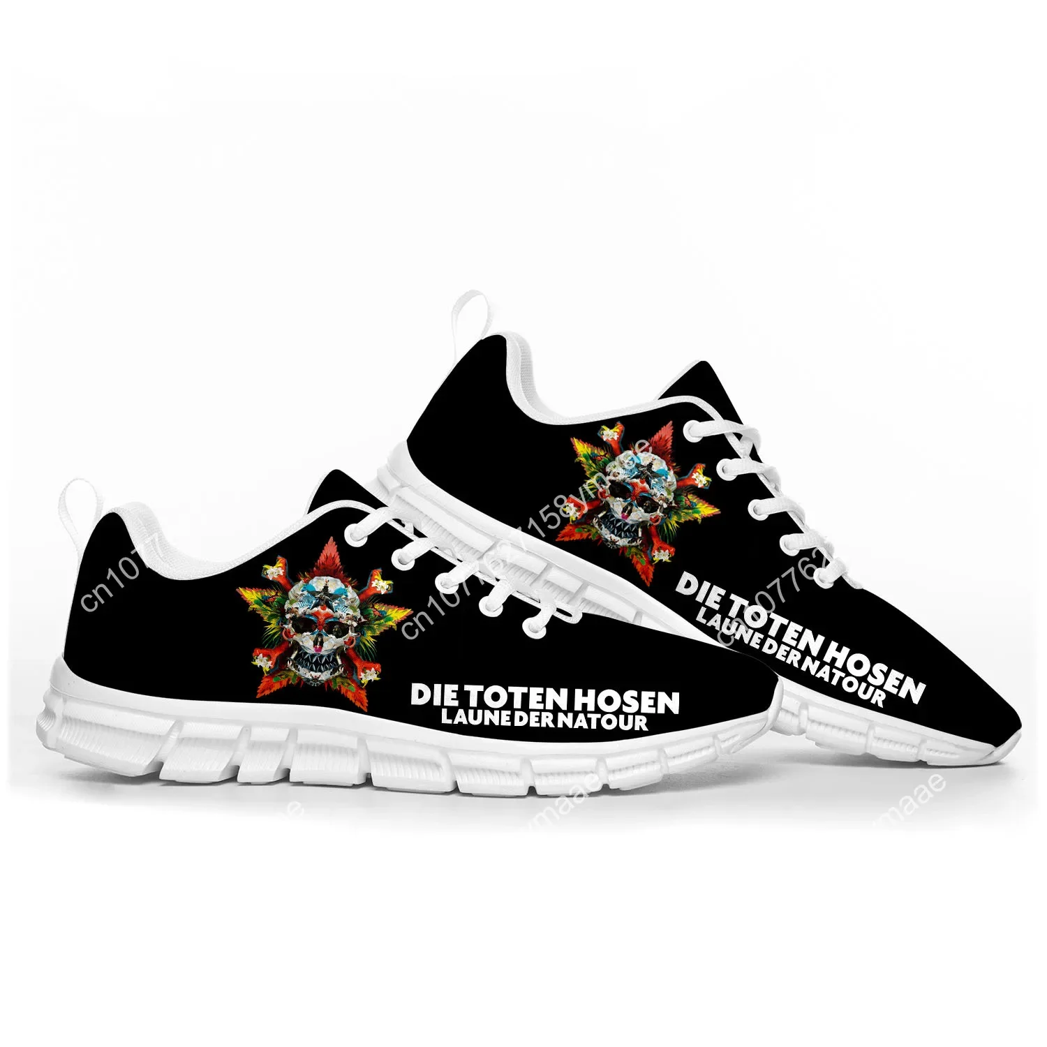 Die Toten Hosen Rock Band Sportschuhe Hochwertige Herren Damen Teenager Kinder Kinder Sneakers Sneaker Anpassen Paar Schuh Ansicht 2