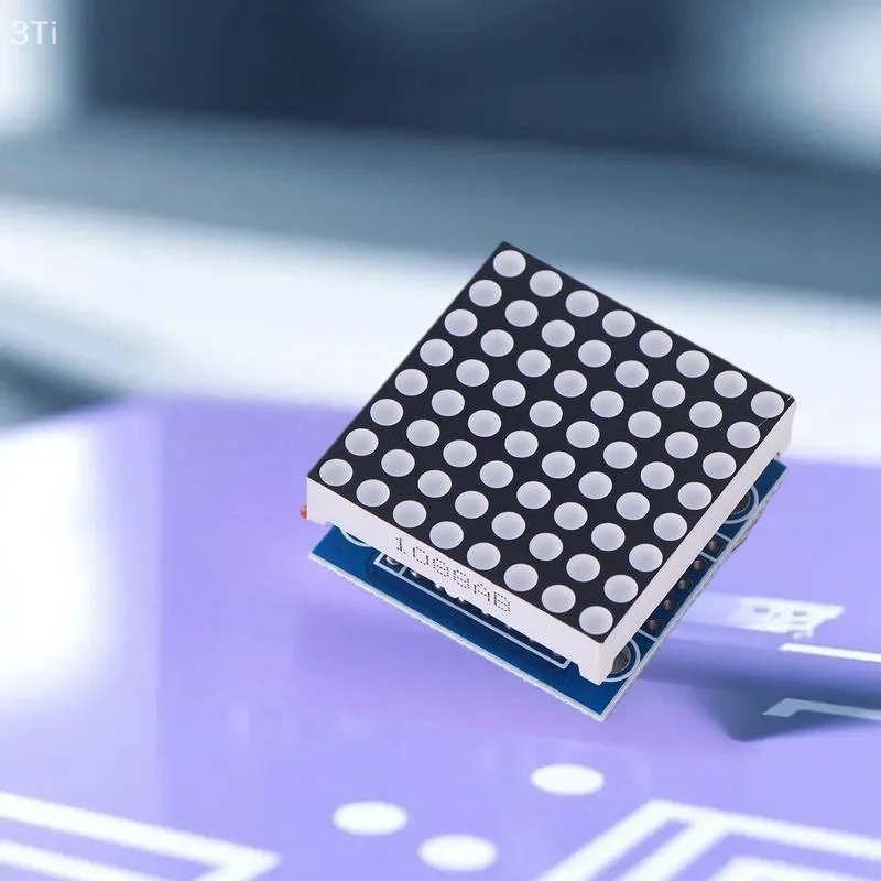 1 قطعة وحدة LED MAX7219، تدعم برنامج تشغيل MCU والتحكم المتتالي