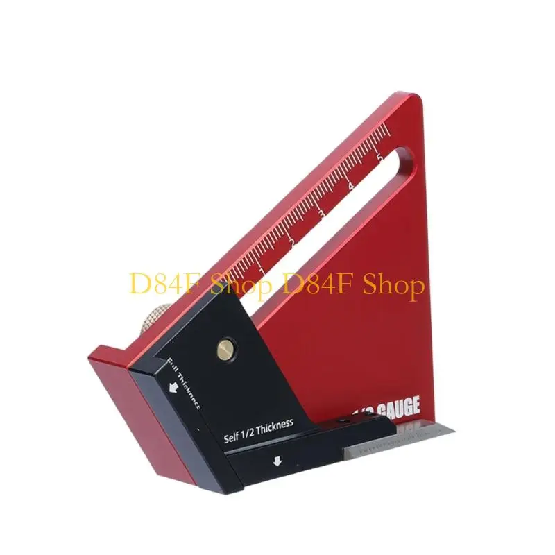 

D84F Woodworking Calibration Tool Centering Ruler Height Gauge 0-58mm For Carpentry Projects And Power Tool Accessories