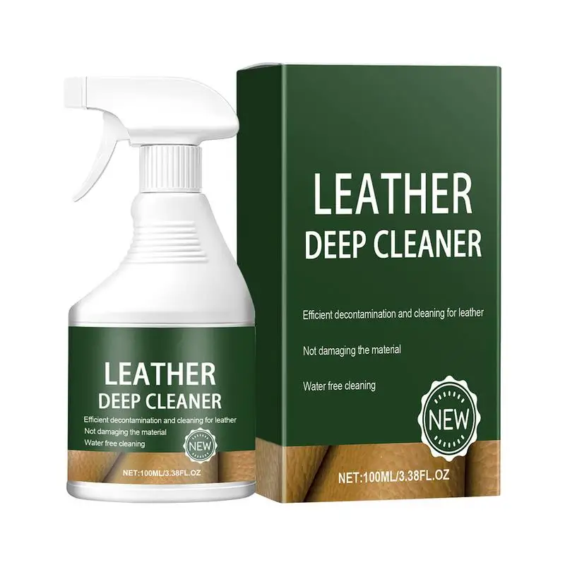 

Leather Stain Cleaner Leather Restorer For Couches Paint 100ml Car Leather Cleaner Spray Leather Care Spray For Leather