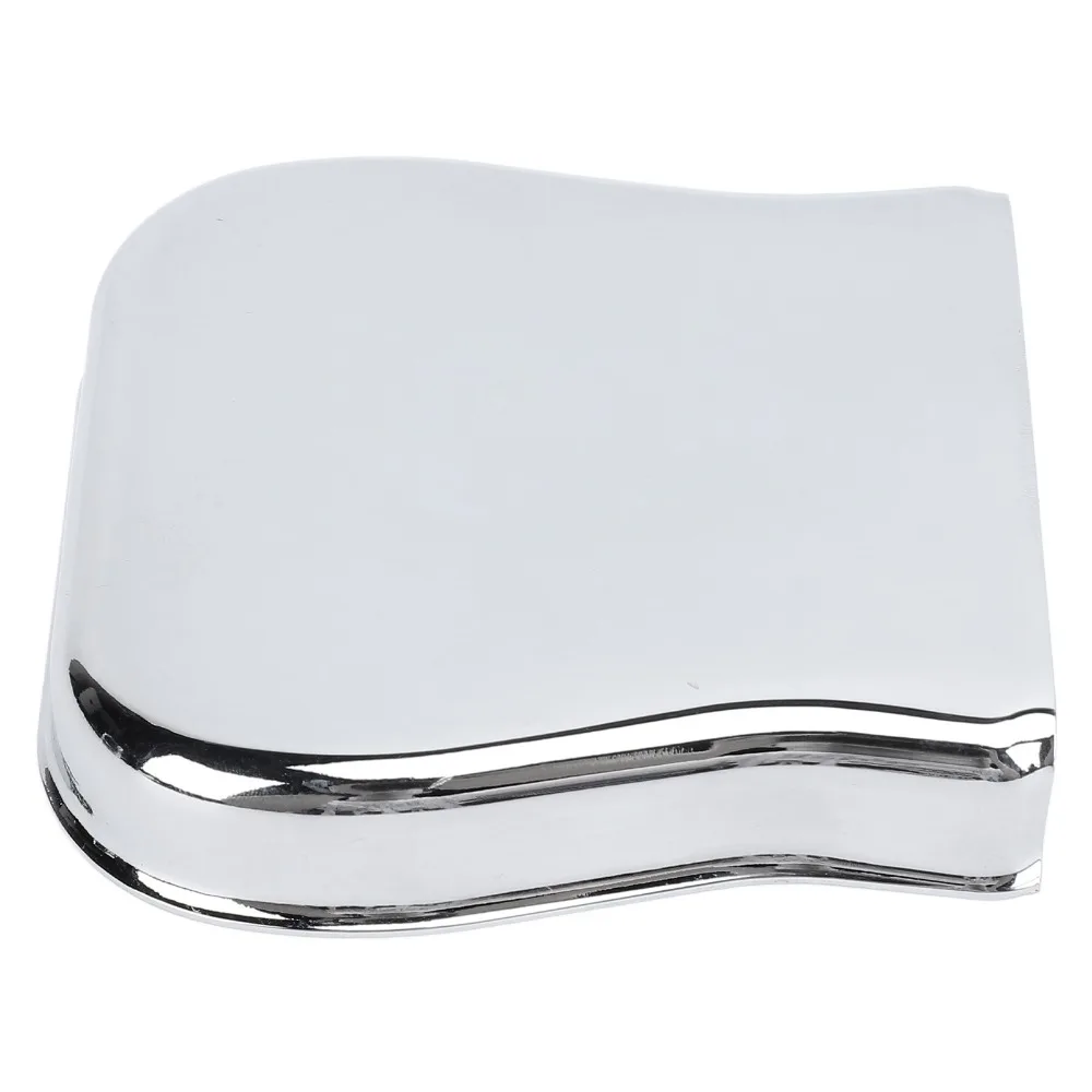 Chrome Plated Guitar Bridge Cover Easy To Install Metal Tele Bridge Cover Replacement Part​ Ashtray Bridge Cover