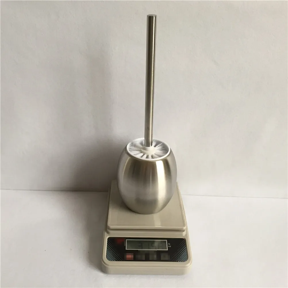 

Набор для унитаза из высококачественной нержавеющей стали: овальная щетка с прочной щетиной, не подверженной коррозии, для чистки унитаза, для хранения в ванной комнате дома или на улице