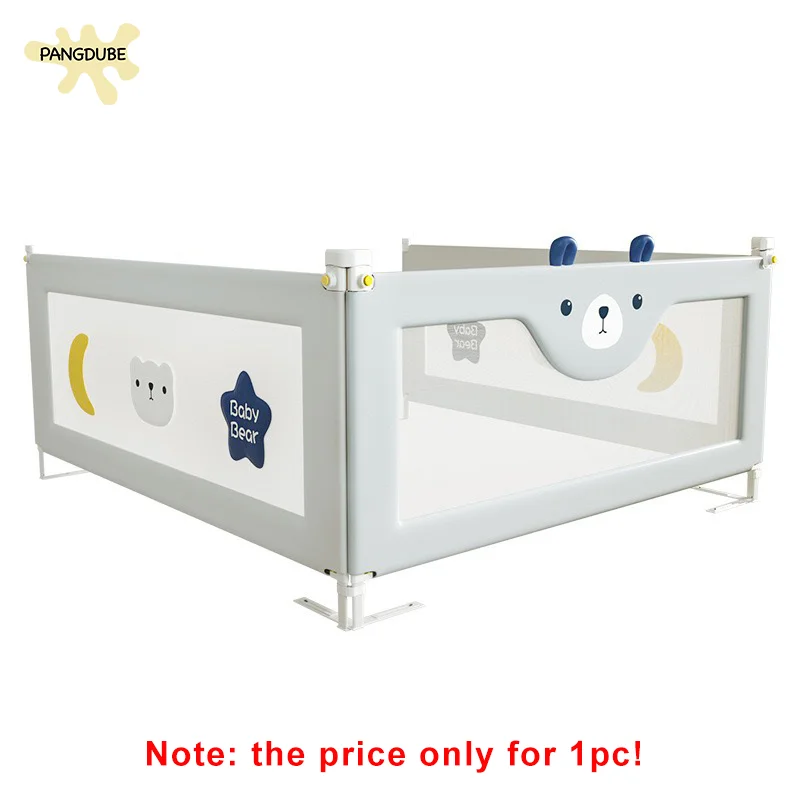 PANGDUBE 1Piece Bed Guardrail Baby Safety Bed Barrier Children Bed Rail Guard for Kids Safety Bed Rails Crib Protector