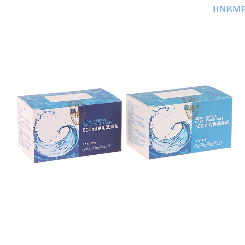 30PCS/Box Nasal Wash Salt Rinse Mix Allergic Rhinitis Relief Nose Cavity Protector Irrigation for 2.7g 4.5g Adults Nose Cleaner