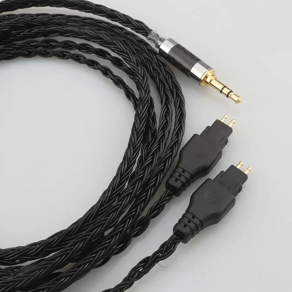 Upgrade Headphone Cable 16 Core Silver‑Plated OCC Replacement Wire For Sennheiser HD580 HD600 HD650 HD660S HD58X HD6XX 7728