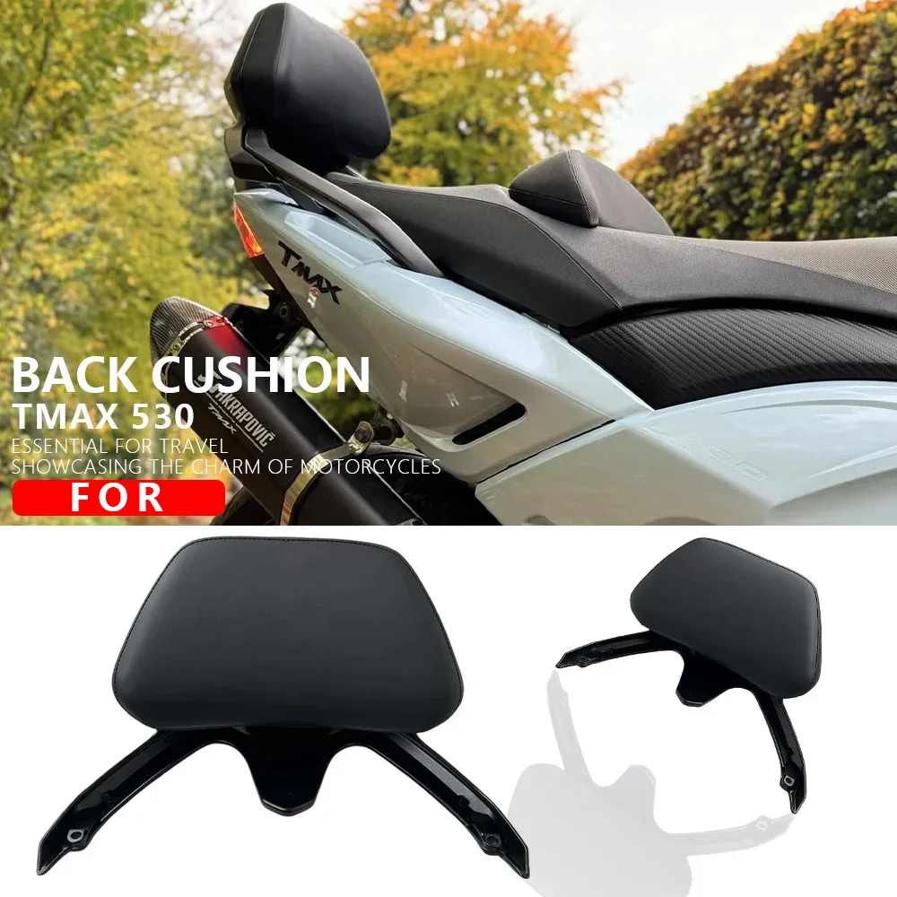 

For YAMAHA TMAX 530 2012-2016 Motorcycle Backrest Rear Passenger Seat Back Rest Stay Protection Pad Accessories
