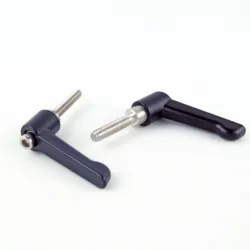 M5 M6 BLACK SUS304 Stainless Steel solid adjustable handle ,Zinc alloy clamping levers tesion lever clamping handle Black color