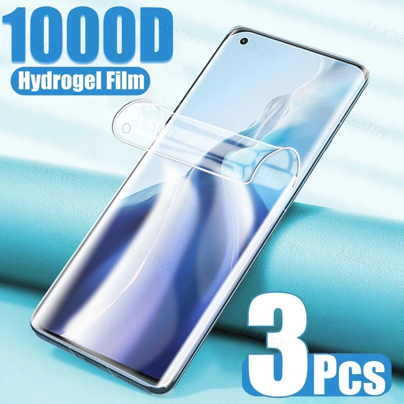 3Pcs Screen Protector For Xiaomi Mi 11 Lite NE 5G 12 13 Ultra Pro Gel Film For Mi 11Lite Hydrogel Protective Film Not Glass