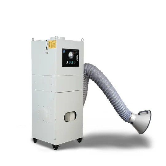 

Pulse dust collector, cabinet type, trough mixer