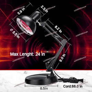 The New Infrared Heating Lamp Beauty and Skin Beautification Is Carried To The Home Baking Lamp Health Center Physiotherapy Shop