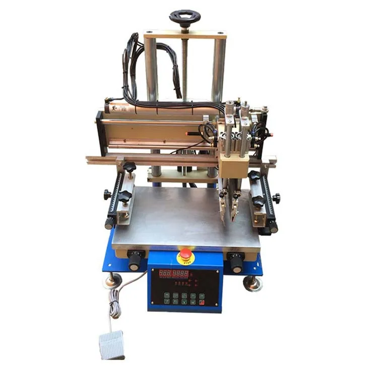 Monochrome flat screen printing table, simple, manual screen printing table directly from the manufacturer