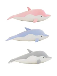 35-130CM Big Size Kawaii Dolphin Plush Toys Lovely Stuffed Soft Animal Pillow Dolls for Bys Girls Sleeping Cushion Gift