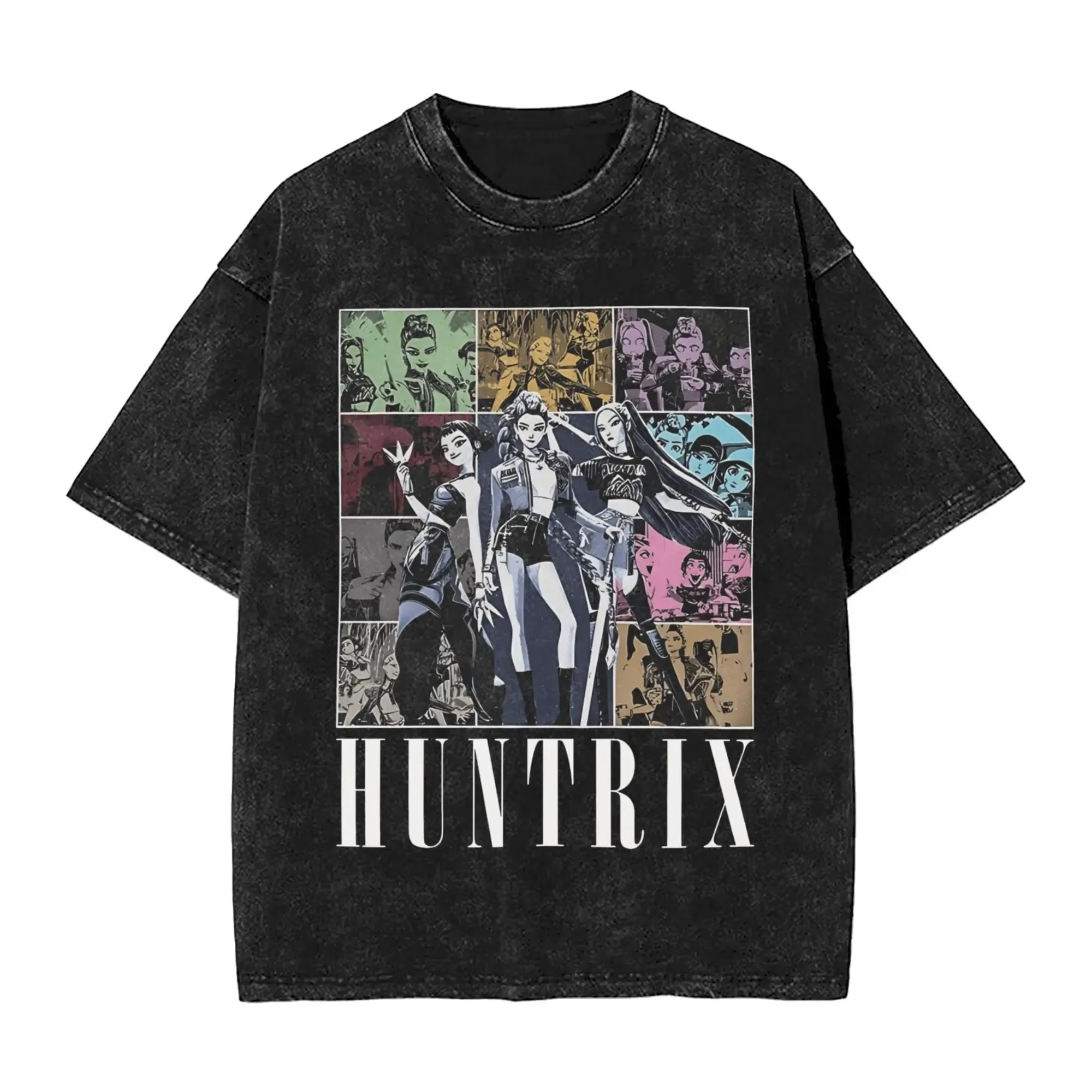 Saja Boys Kpop Demon Hunters T เสื้อ Hip Hop ล้างผ้าฝ้าย 100% Harajuku เสื้อยืดความแปลกใหม่สําหรับผู้ชายผู้หญิง Streetwear กราฟิก Tops