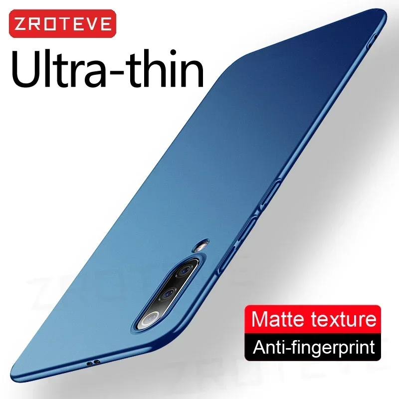 Mi9 Case ZROTEVE Slim Frosted Hard PC Cover For Xiaomi Mi 9 SE 8 9T 10T Pro Xiomi Mi9T Mi8 Mi10 Mi10T Note 10 Lite Phone Cases