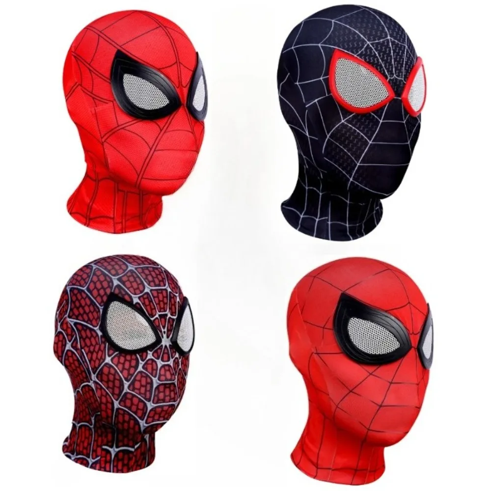 MINISO Spider Hero Mask Superhero Cosplay Mask Boys Girls Christmas Halloween Costume Props Perfect Birthday Gift