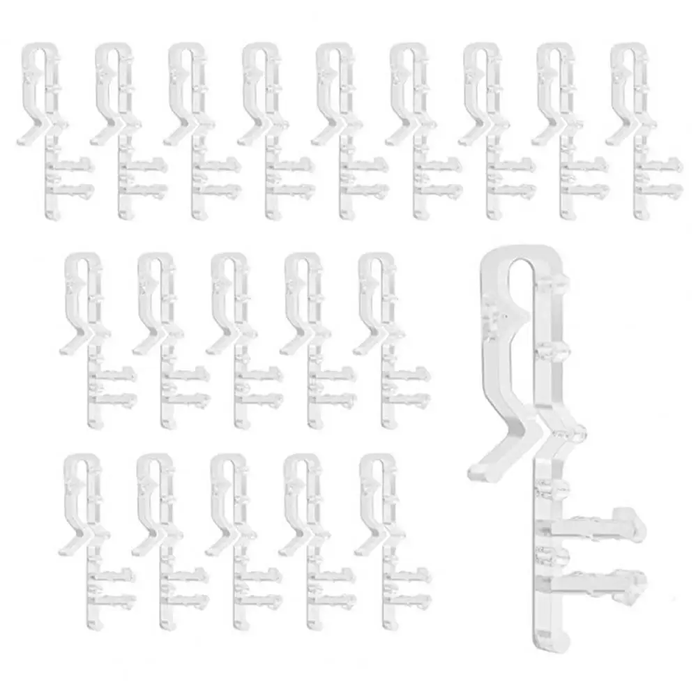 No Drilling Blind Clips Plastic Valance Clips for Blinds Hidden Window Blind Replacement Clips Easy Installation Blind for Room