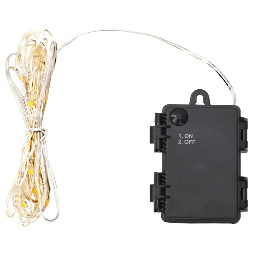 

66 String Lights with Fan - Bright Decorative Fairy Lights for Home, Parties, and Events