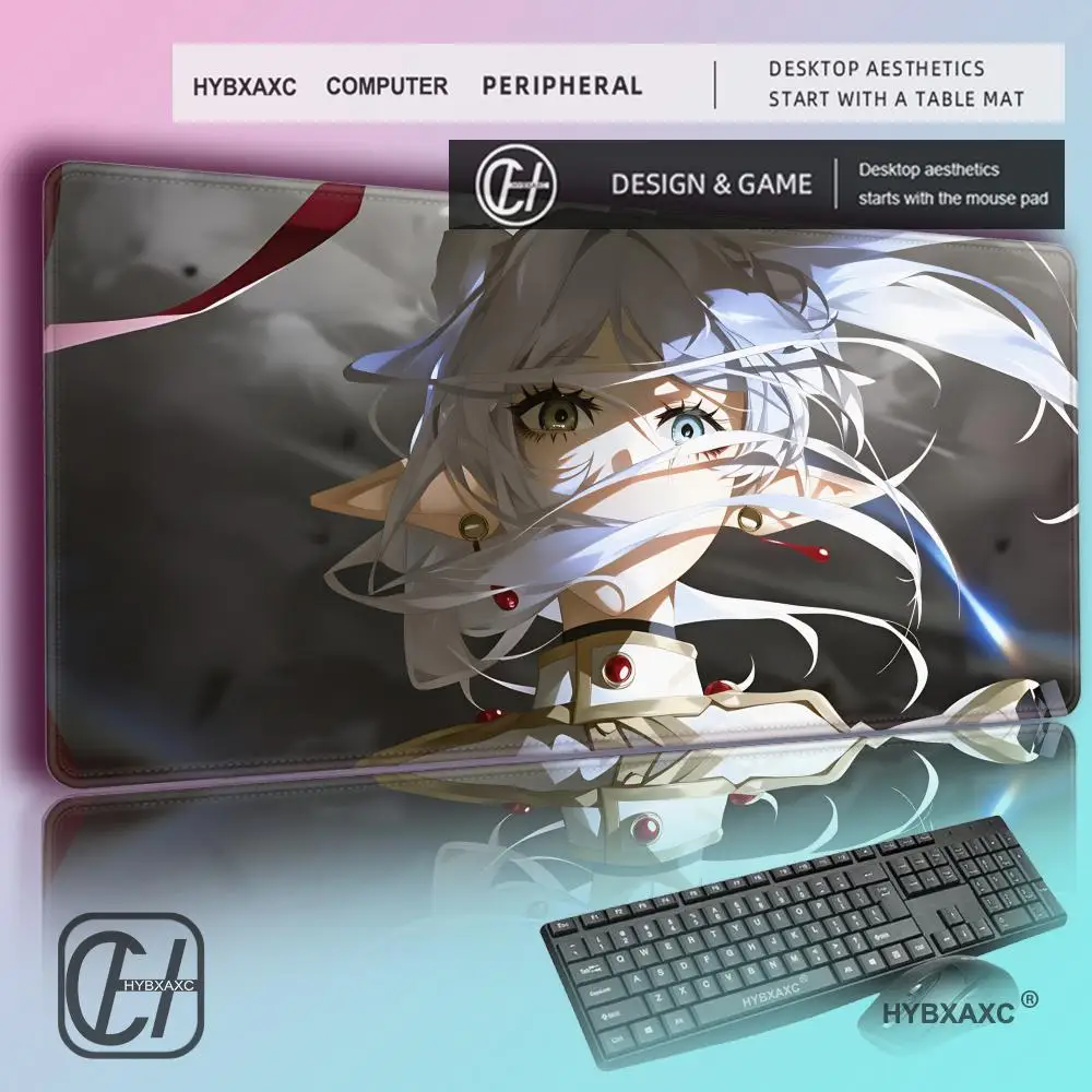 

HYBXAXC Fantasy Mage Anime Style MousePad Gaming Desk Mat Personalized Large Mousepad for PC Setup Gift for Anime Fans