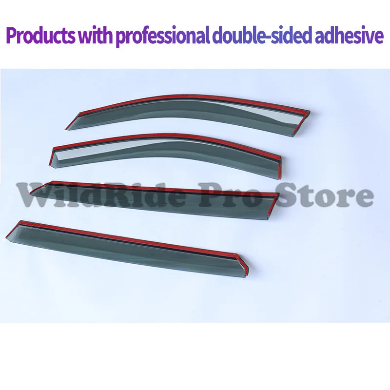 مجموعة واحدة لـ MAXUS MIFA 9 حاجب المطر لنافذة السيارة منحرف النافذة الجانبية #5