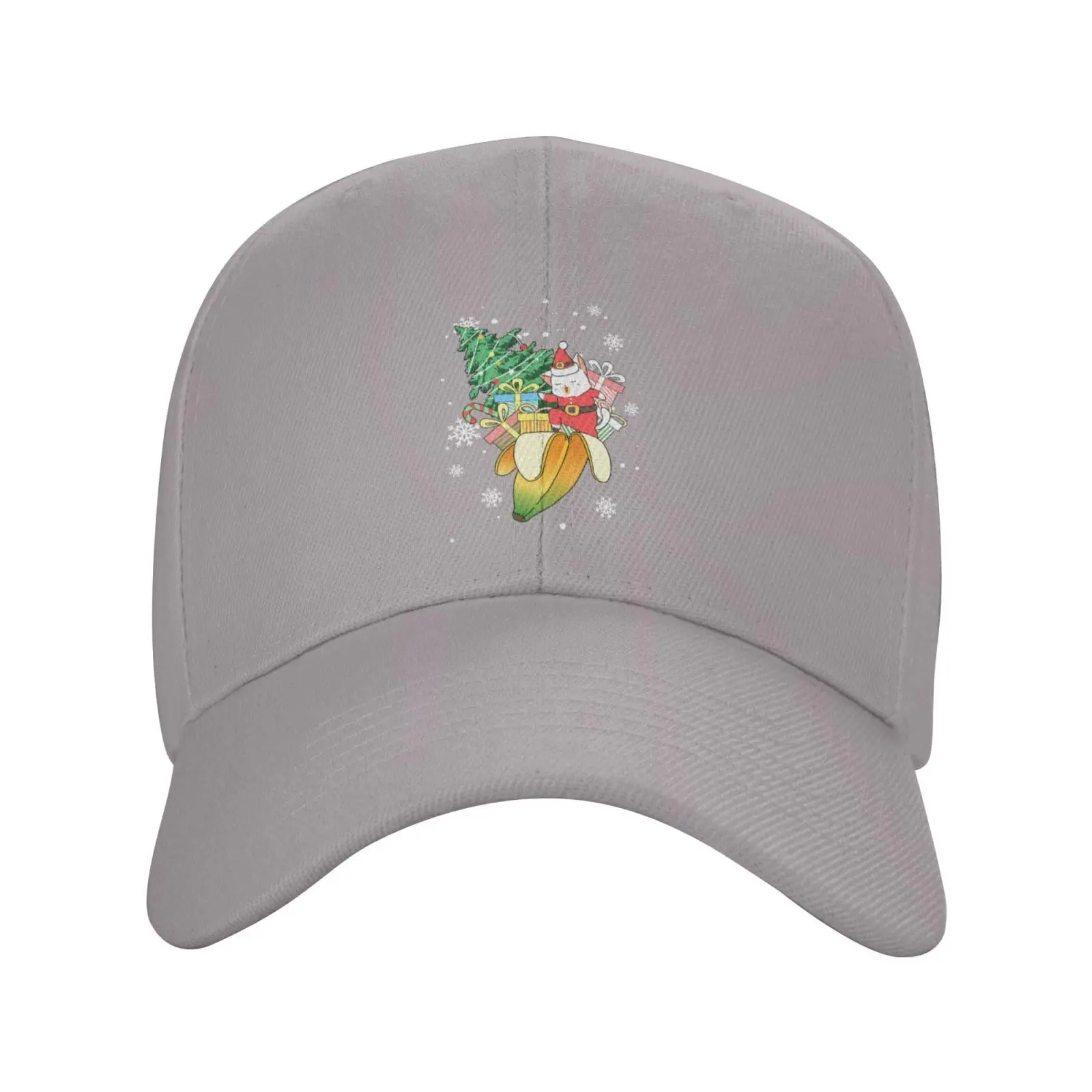 Cute Cat Coming Out of A Banana Peel Baseball Cap for Men Women Classic Adjustable Golf Dad Hat