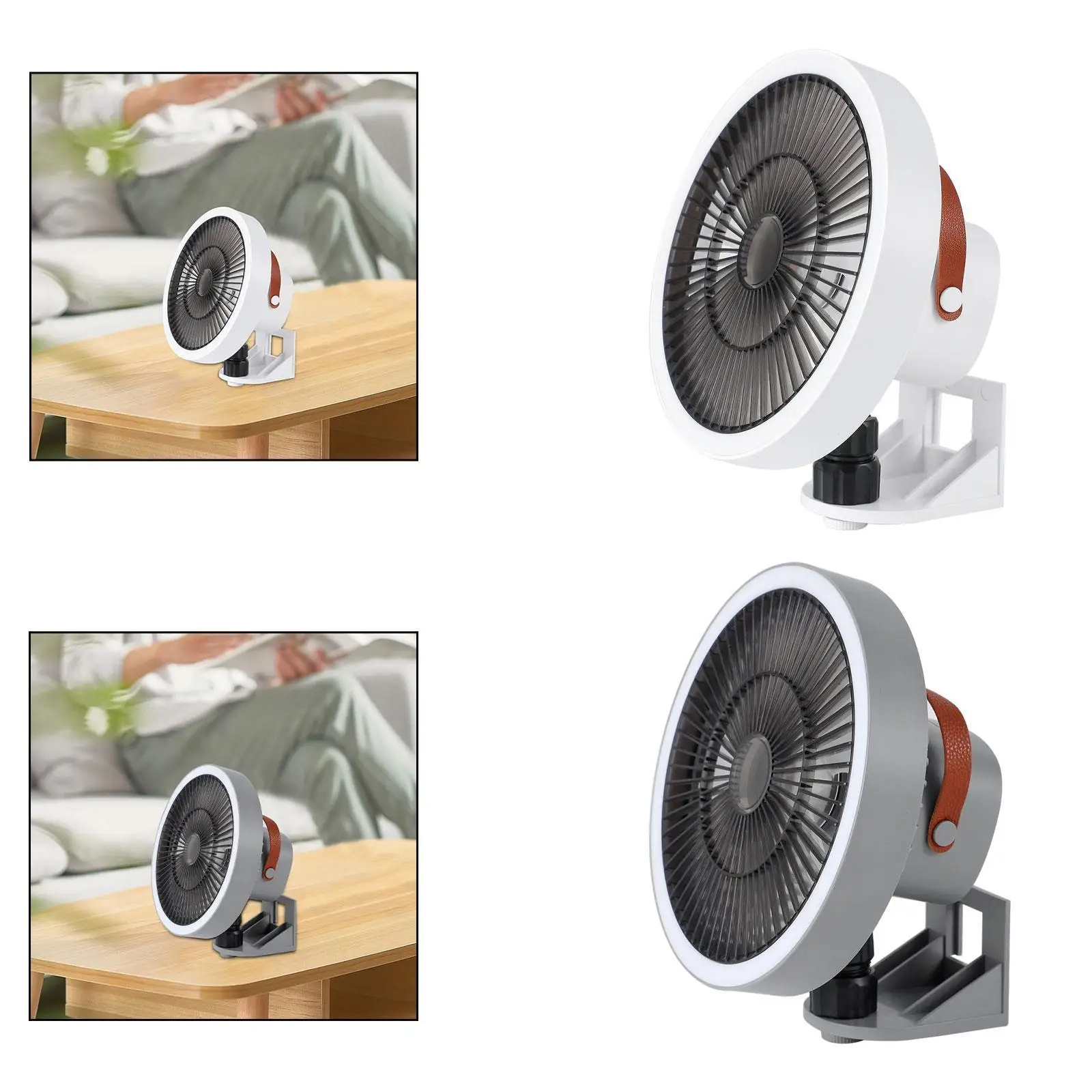 Настенный вентилятор 5 В/2 А, ночник, простая установка 180 °   Потрясающая головка с радиоуправлением для кухонного рабочего стола в помещении, гаражное основание