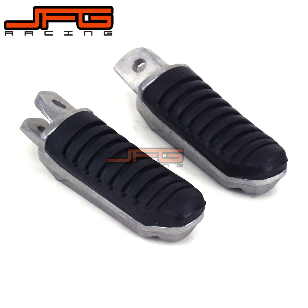 Front Footrest Foot Pegs Rests Pedals For SUZUKI GSXR1300 GSX1300R 99-12 GSX650 GSX1400 V-STROM 650 1000 DL650 DL1000 Motorcycle