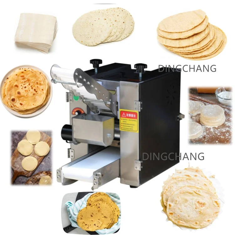 

Factory Price Dumpling Wrapper Chapati Roti Maker Machine Corn Tortilla Making Machine Automatic Pita Bread Making Machine