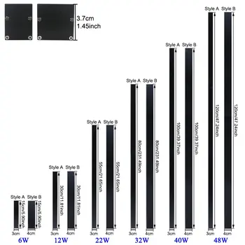 戶外長條壁燈 防水現代長條狀LED照明壁燈 IP65 花園 AC 85-256V 戶外裝飾 10 最佳銷售 花園壁燈 - №6